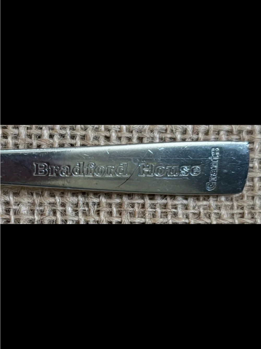 Vintage Bradford House Tea Spoon Stainless Steel Flatware Restaurant Ware